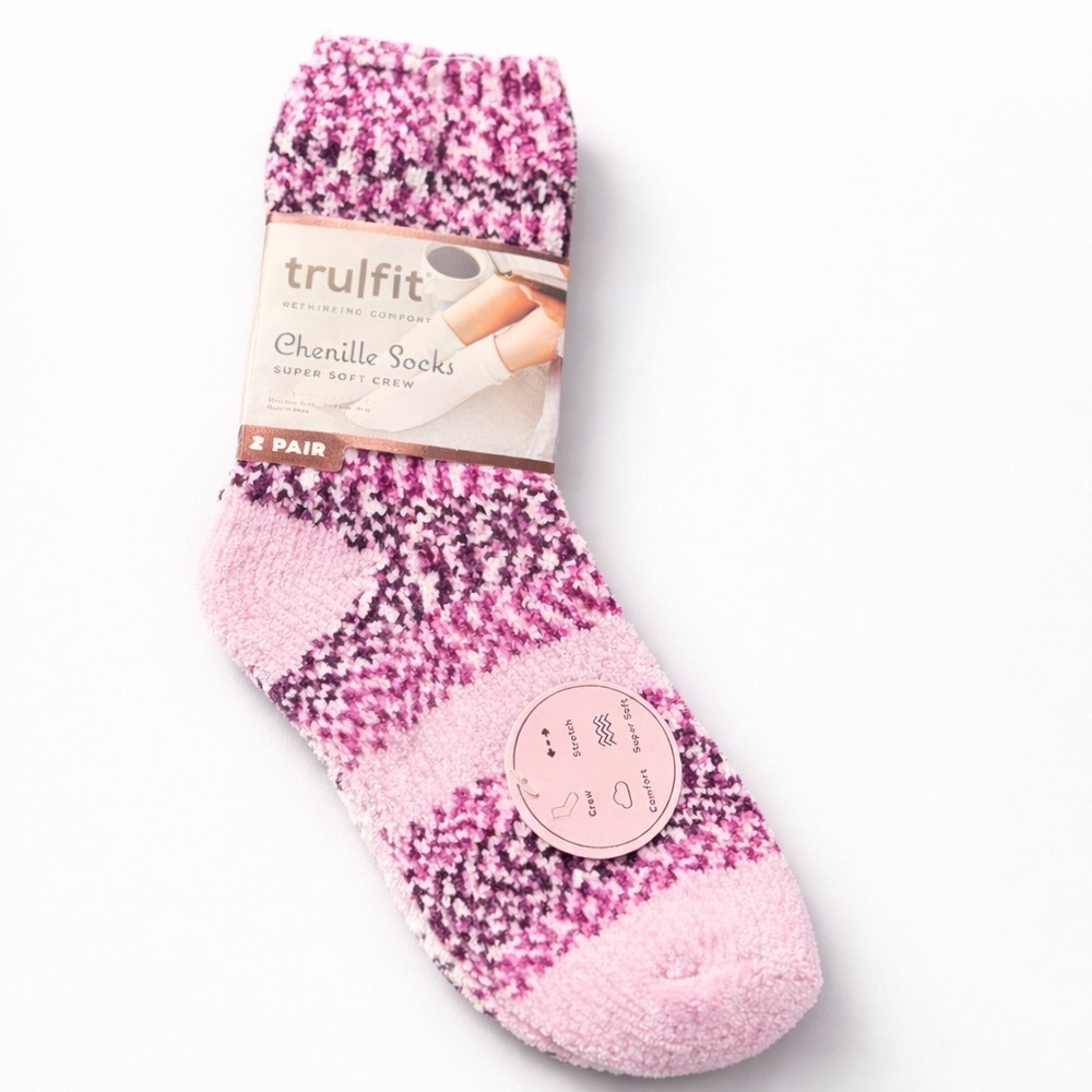 TruFit - 2 pairs Chenille Socks